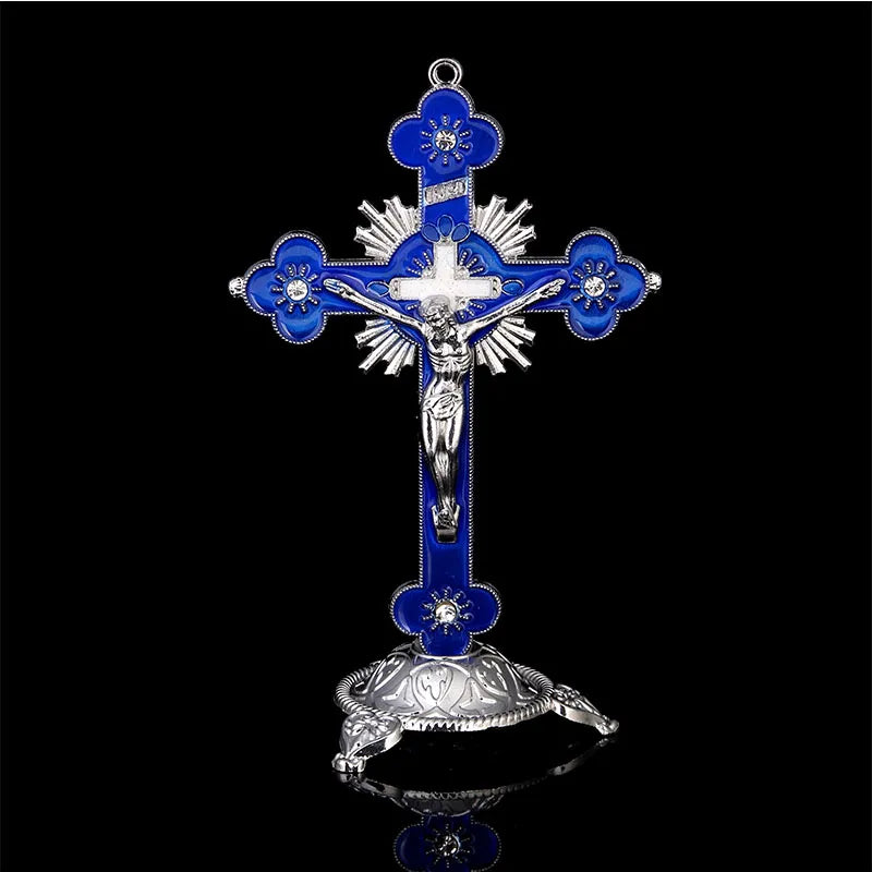 Catholic Crucifix w/ Stand