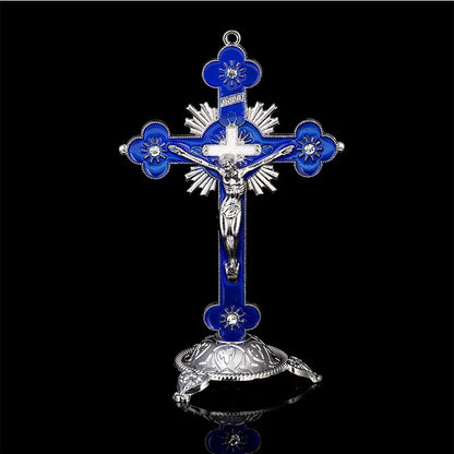 Catholic Crucifix w/ Stand