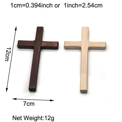 Wooden Christian Cross/Crucifix for Wall Hanging