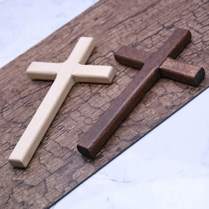 Wooden Christian Cross/Crucifix for Wall Hanging