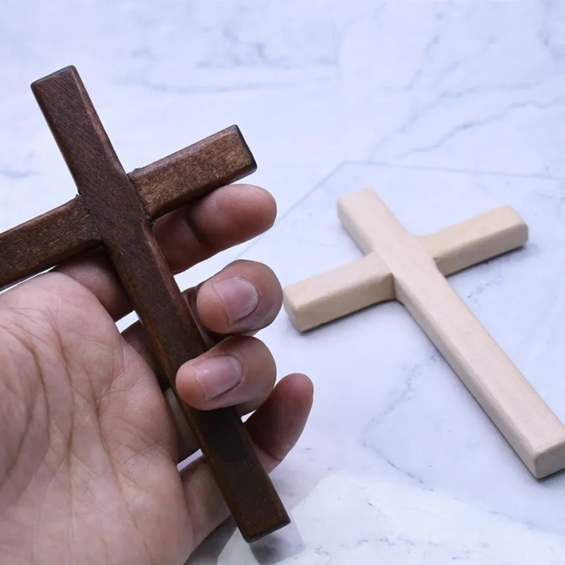 Wooden Christian Cross/Crucifix for Wall Hanging