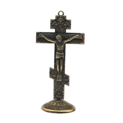 Orthodox Cross w/stand Home Decoration