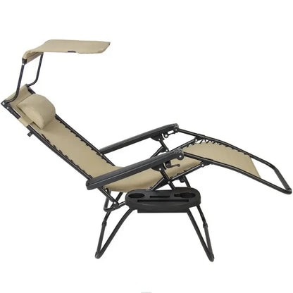 Zero Gravity Chair with Canopy Shade