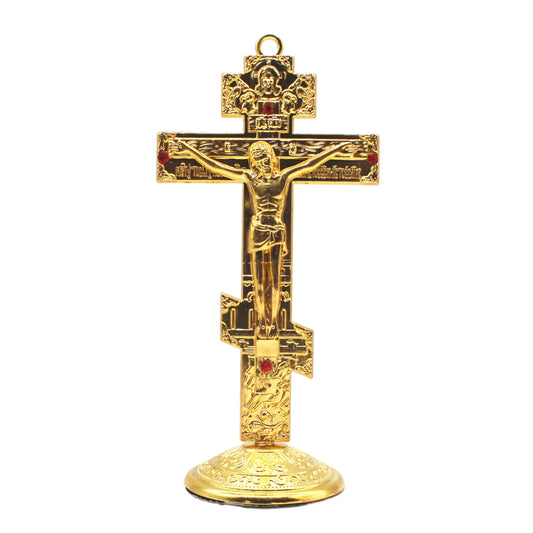 Orthodox Cross w/stand Home Decoration