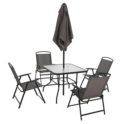 6 Piece Outdoor Patio Dining Set