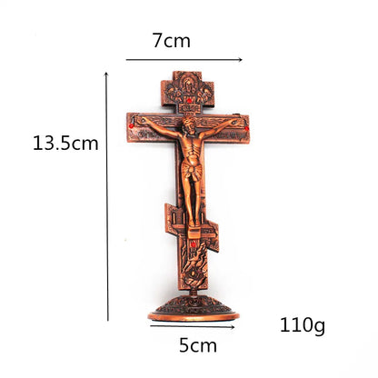 Orthodox Cross w/stand Home Decoration